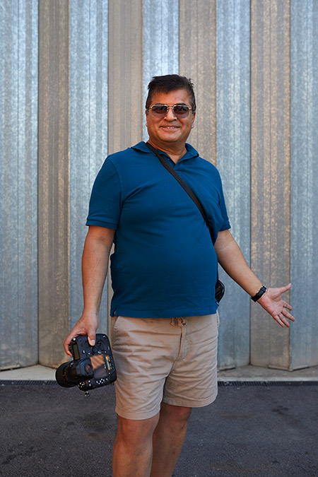 Ham it up in front of the camera