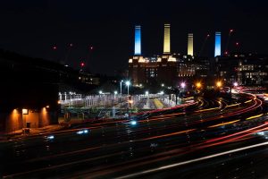 night photography course in London - learn how to take pictures of trains making light trails