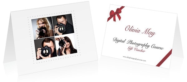 photography course gift voucher - most popular