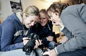 students on a photography course at Wimbledon Art Studios