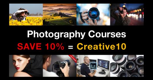 save 10% on photography courses in September 2019