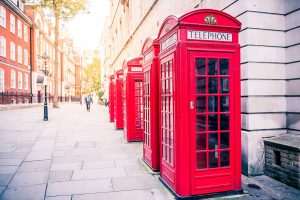 taking pictures of red phone boxes - learning beginners photography in London
